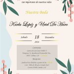 Invitación de boda